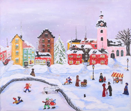 Akryl på duk 40 x 60 